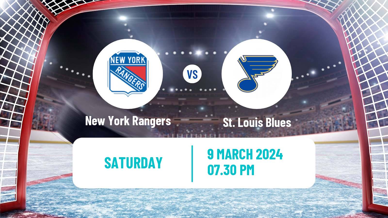 Hockey NHL New York Rangers - St. Louis Blues