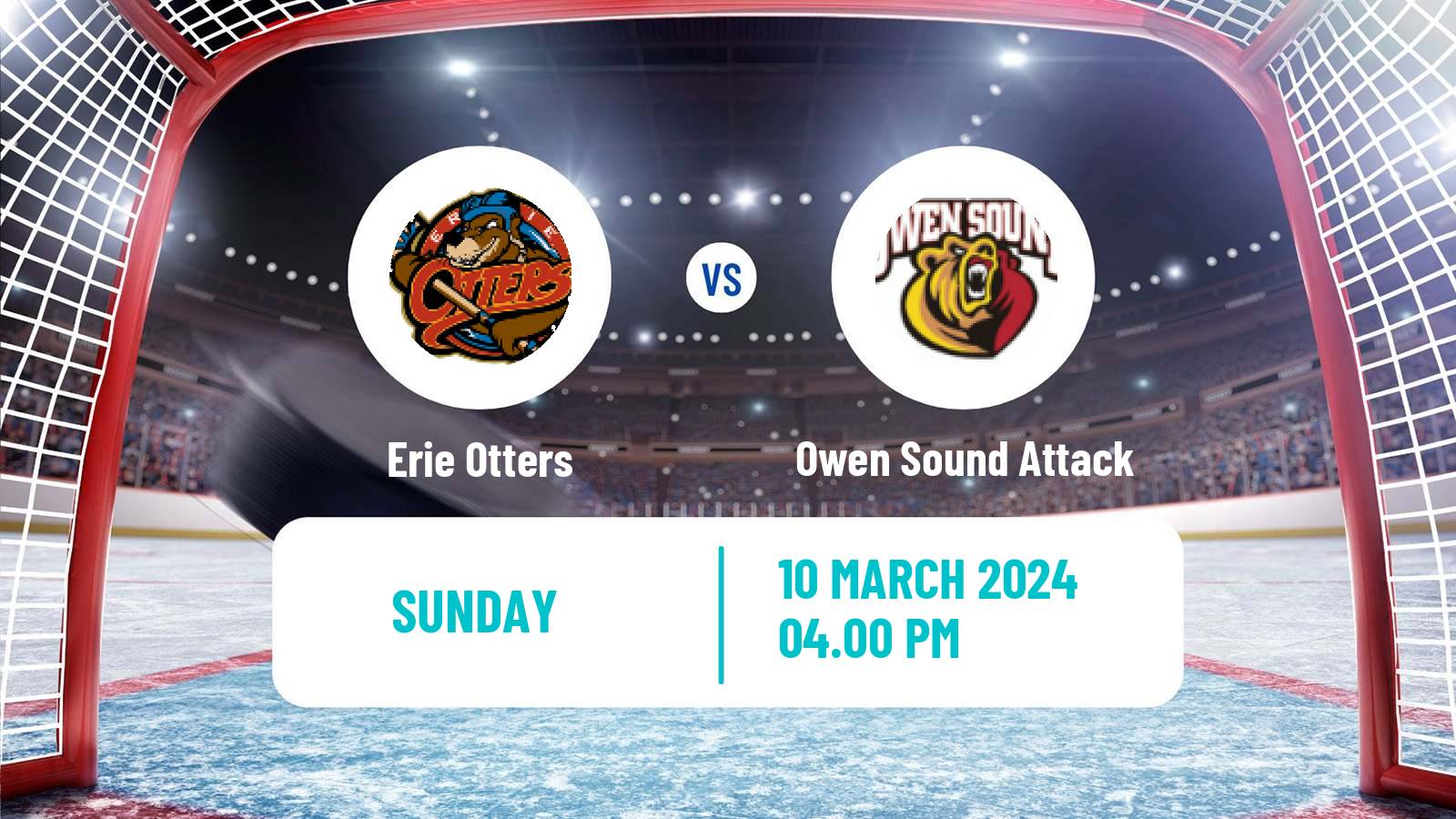 Hockey OHL Erie Otters - Owen Sound Attack
