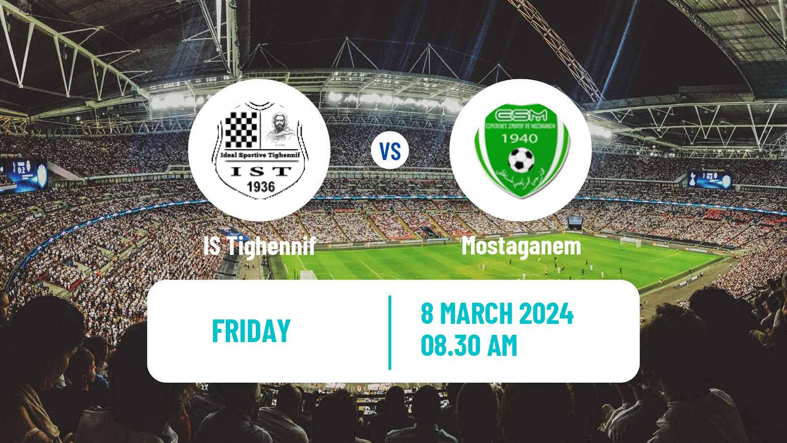 Soccer Algerian Cup Tighennif - Mostaganem