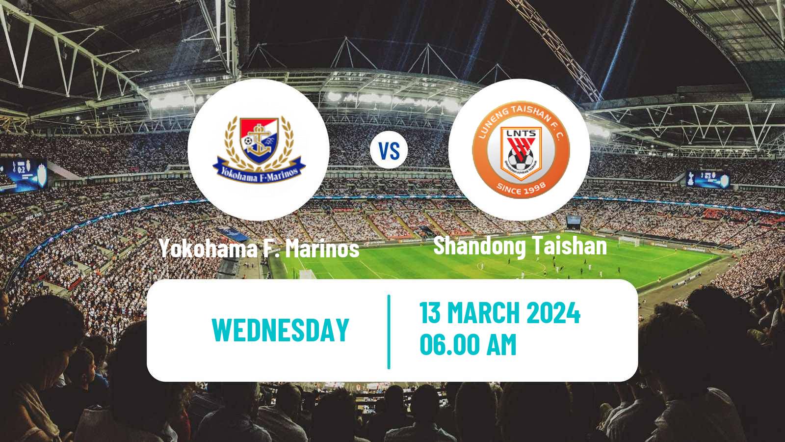 Soccer AFC Champions League Yokohama F. Marinos - Shandong Taishan