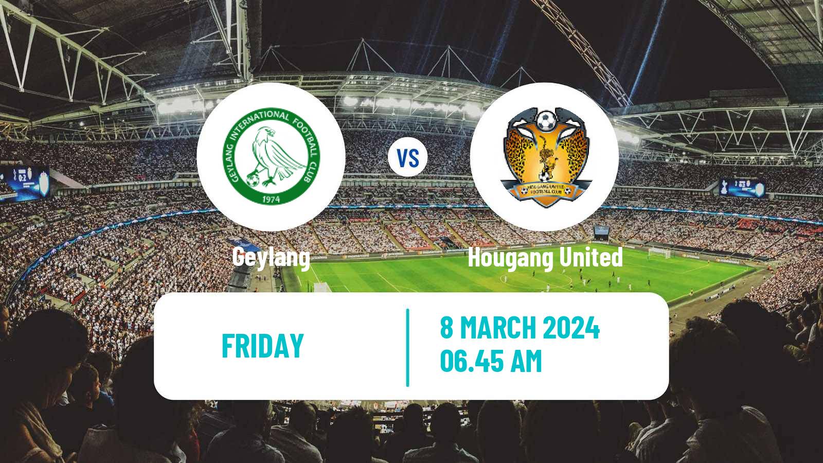 Soccer Club Friendly Geylang - Hougang United
