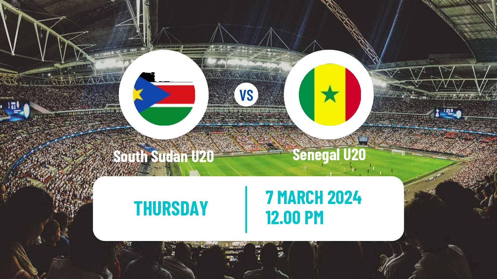 Soccer African Games Football South Sudan U20 - Senegal U20