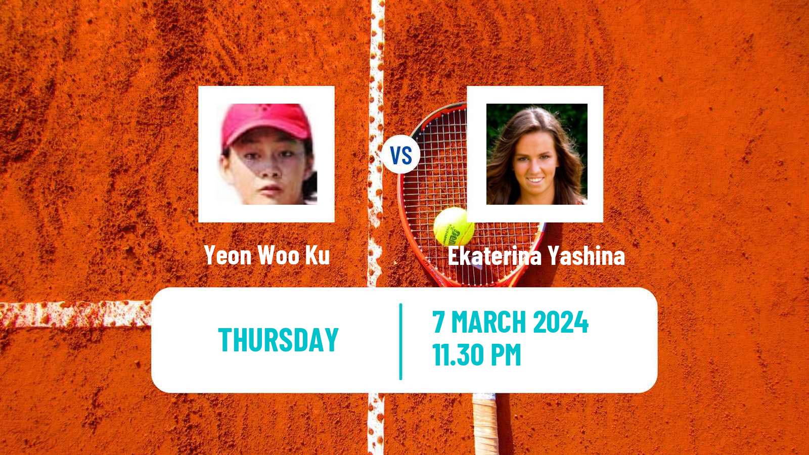 Tennis ITF W35 Nagpur Women Yeon Woo Ku - Ekaterina Yashina