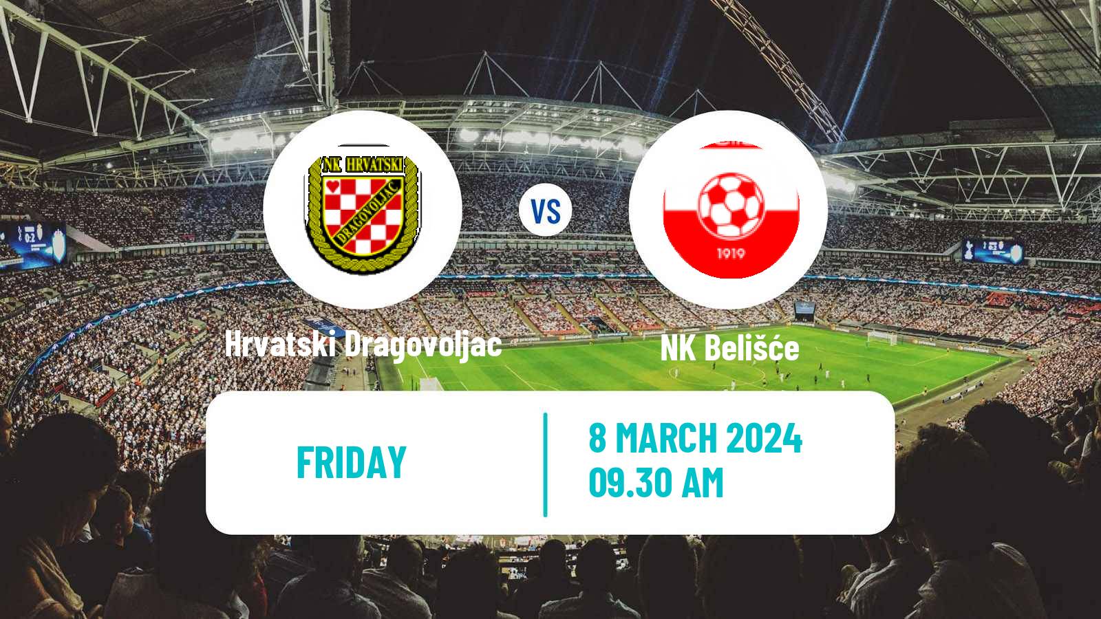 Soccer Croatian Druga NL Hrvatski Dragovoljac - Belišće