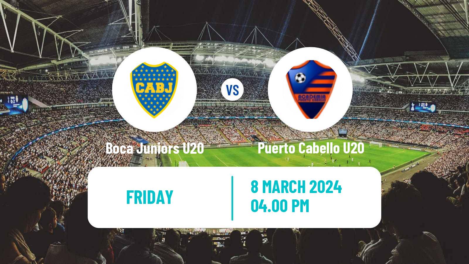 Soccer Copa Libertadores U20 Boca Juniors U20 - Puerto Cabello U20