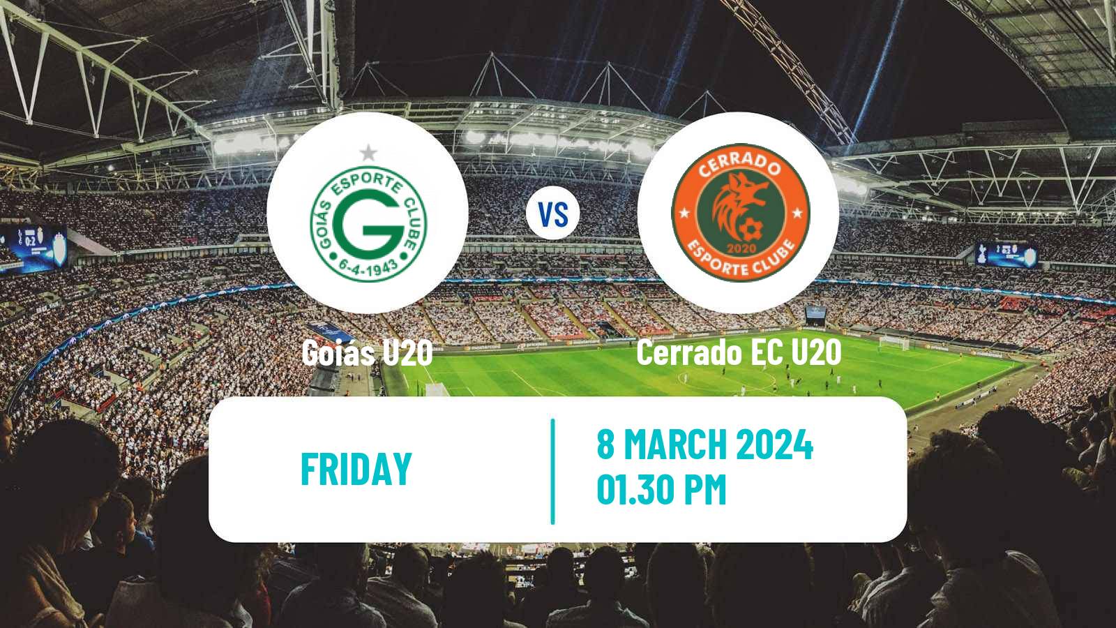 Soccer Brazilian Goiano U20 Goiás U20 - Cerrado EC U20