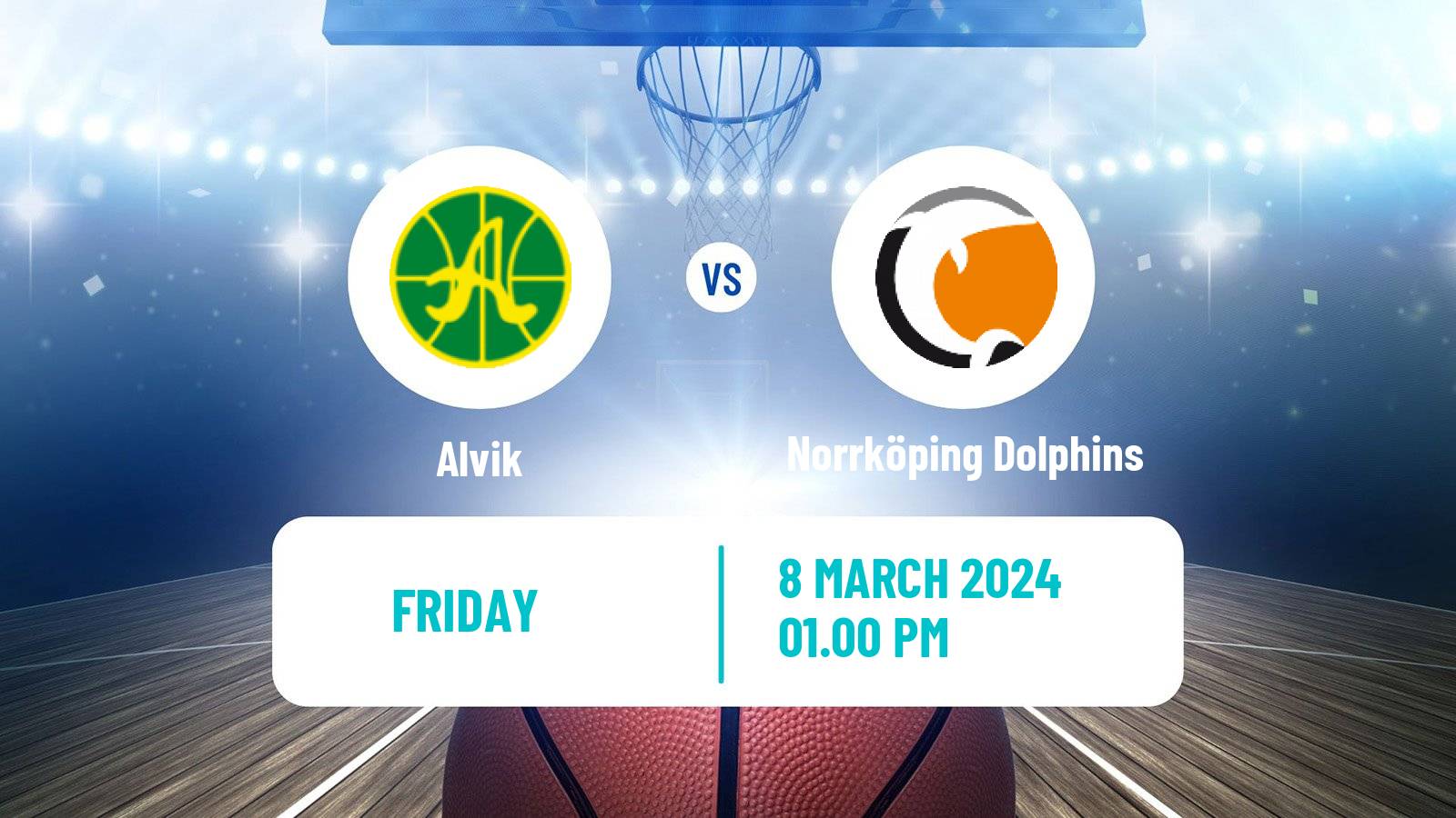 Basketball Swedish Basketligan Women Alvik - Norrköping Dolphins