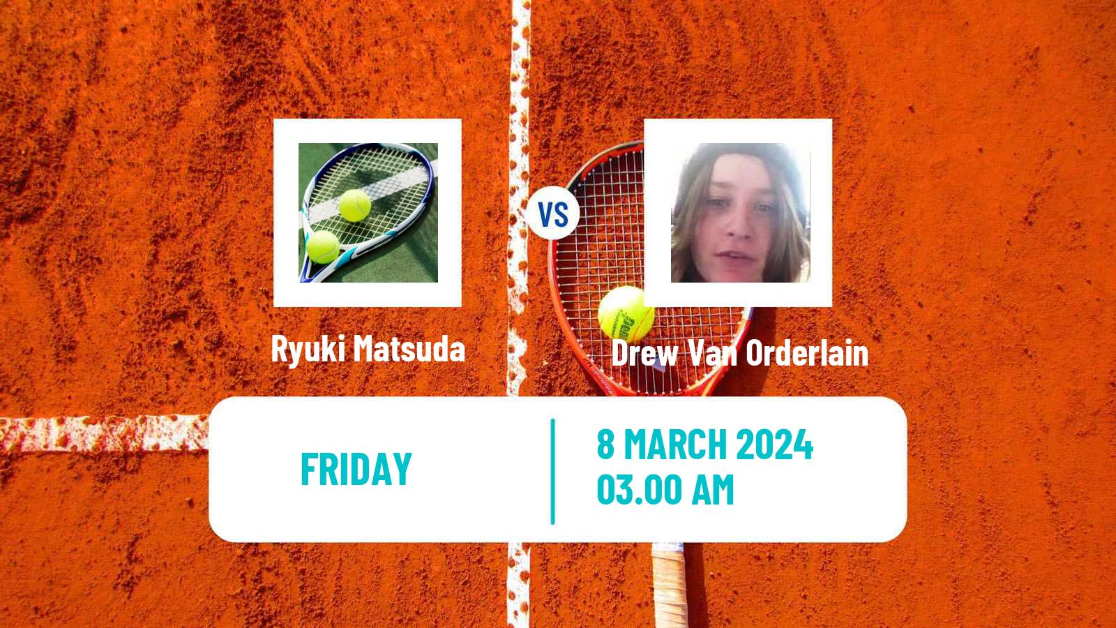 Tennis ITF M15 Heraklion Men Ryuki Matsuda - Drew Van Orderlain