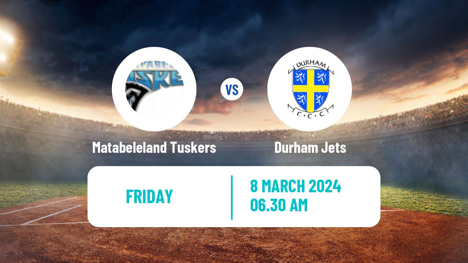 Cricket Zimbabwe Twenty20 Competition Matabeleland Tuskers - Durham