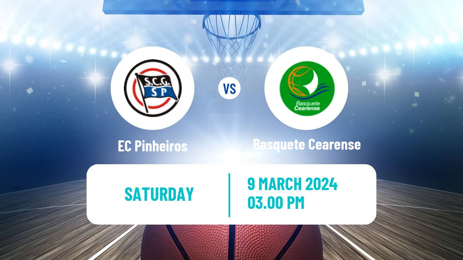 Basketball Brazilian NBB Pinheiros - Basquete Cearense