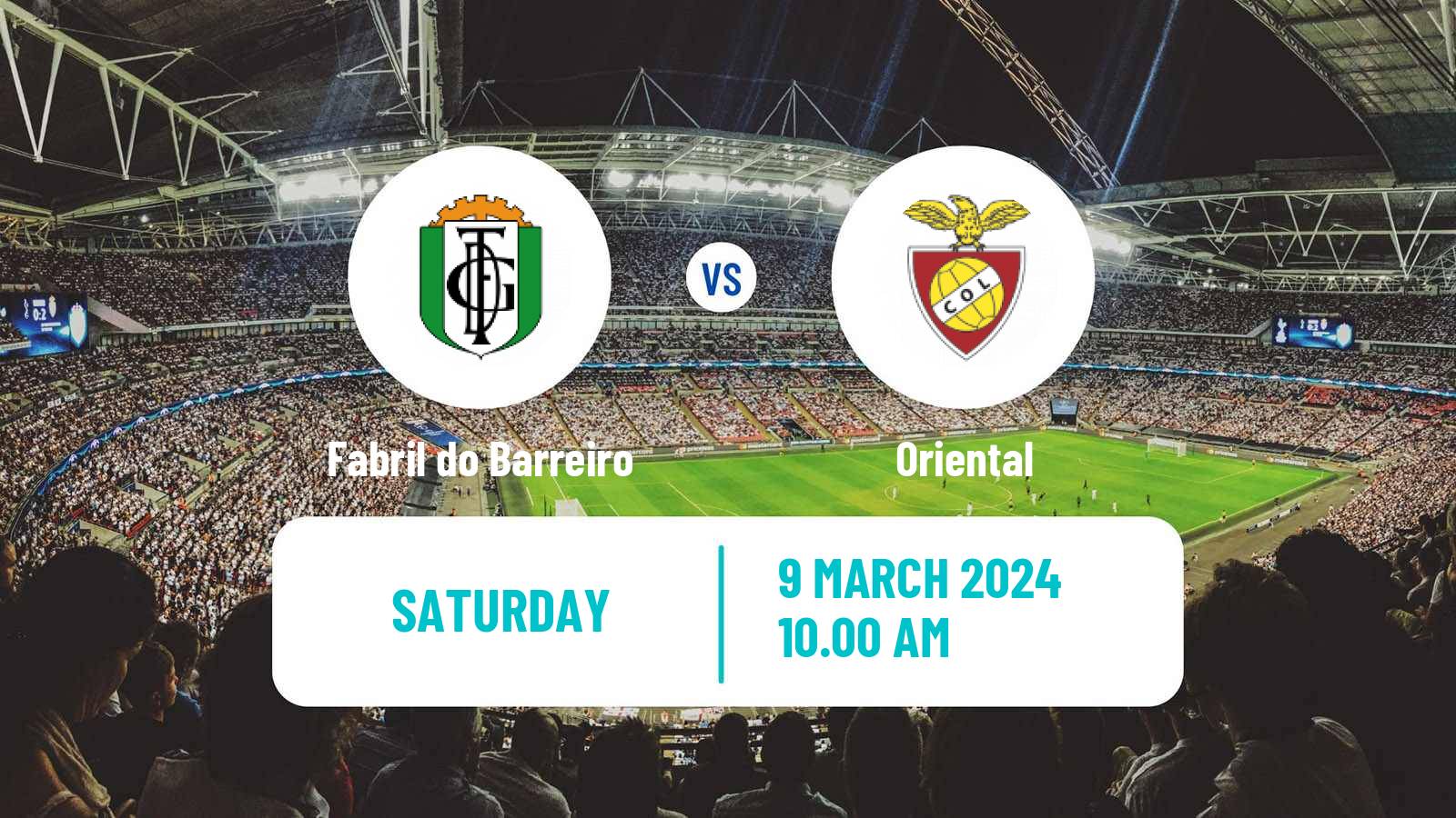 Soccer Campeonato de Portugal - Group D Fabril do Barreiro - Oriental