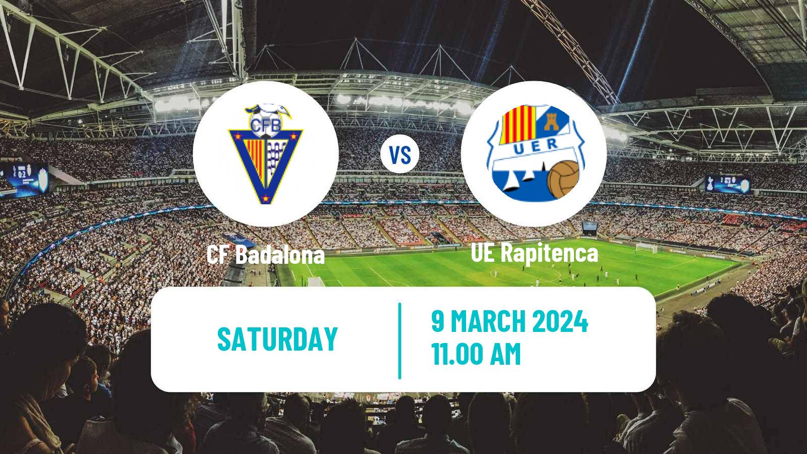 Soccer Spanish Tercera RFEF - Group 5 Badalona - Rapitenca