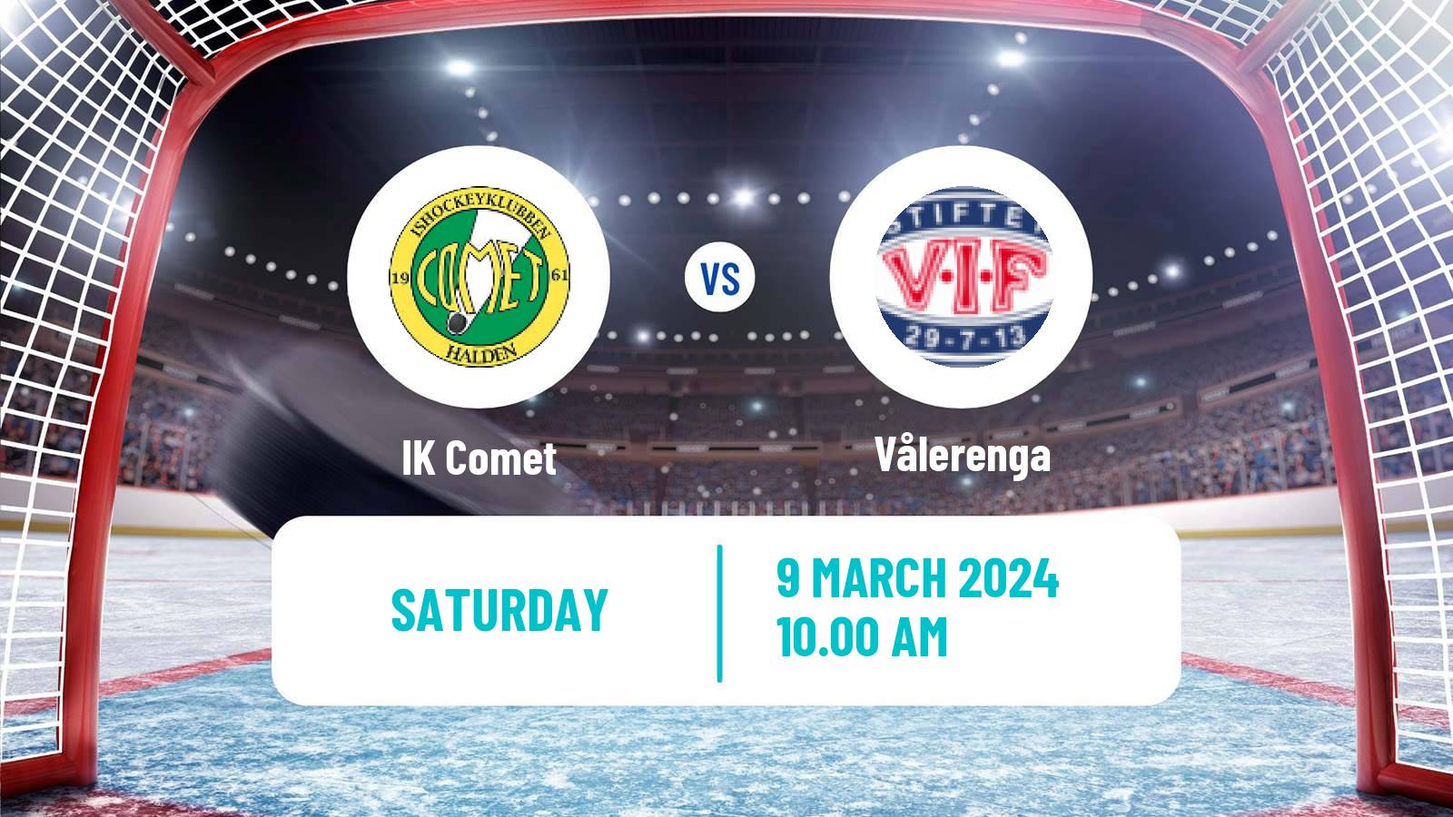 Hockey Norwegian Ligaen Hockey Comet - Vålerenga