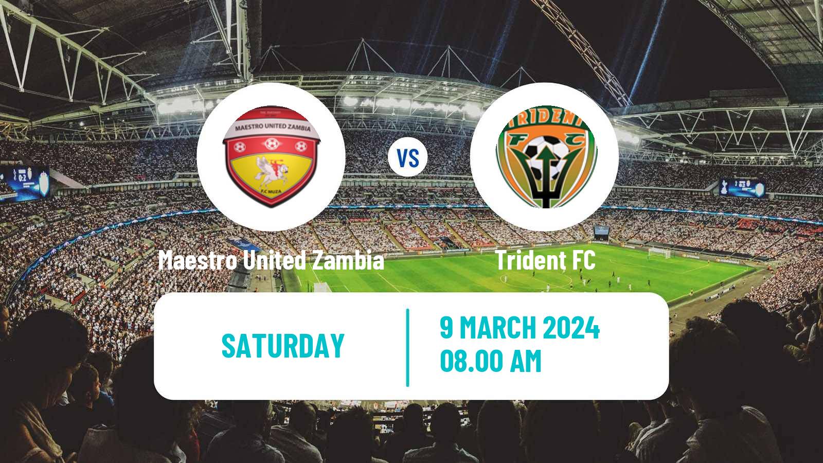 Soccer Zambian Premier League Maestro United Zambia - Trident