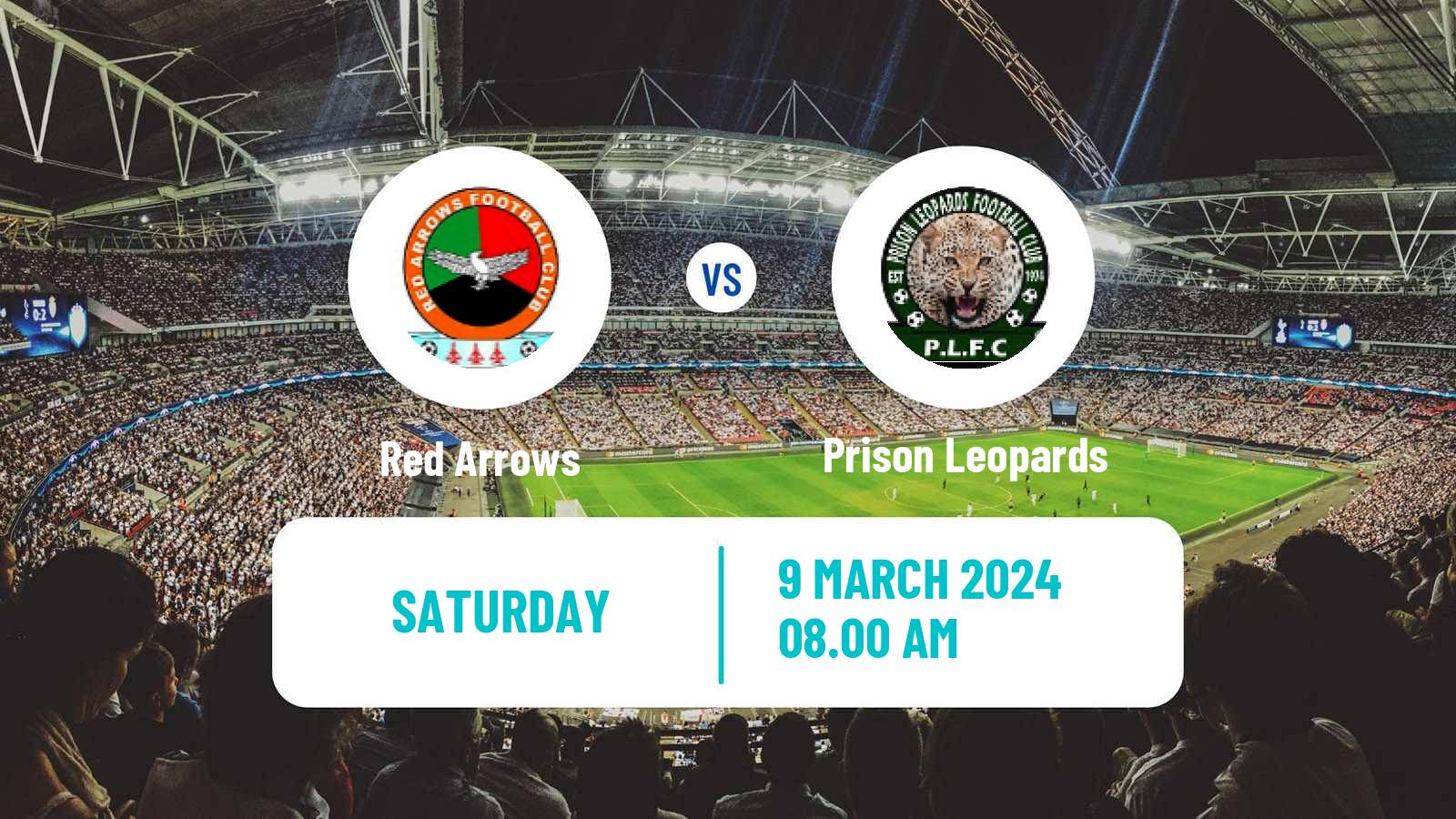 Soccer Zambian Premier League Red Arrows - Prison Leopards