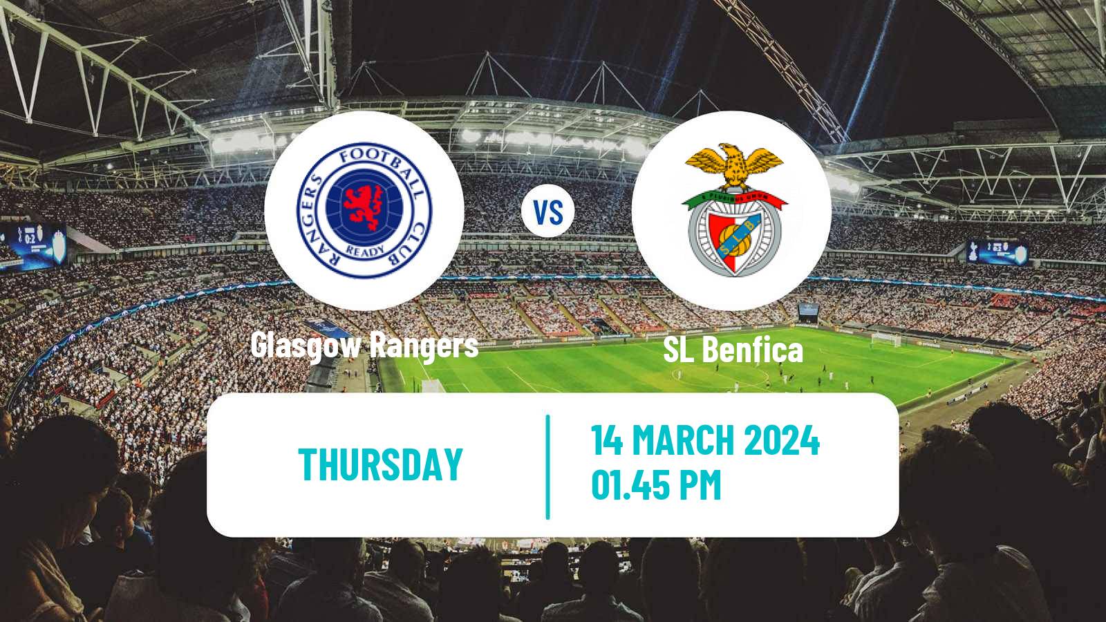 Soccer UEFA Europa League Glasgow Rangers - Benfica