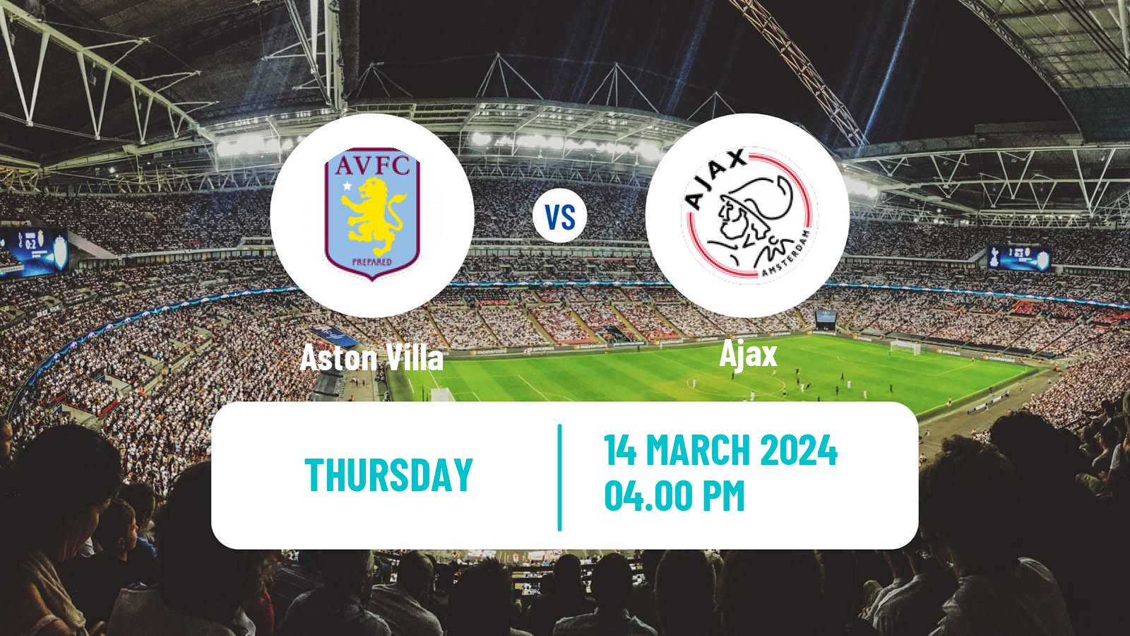 Soccer UEFA Europa Conference League Aston Villa - Ajax