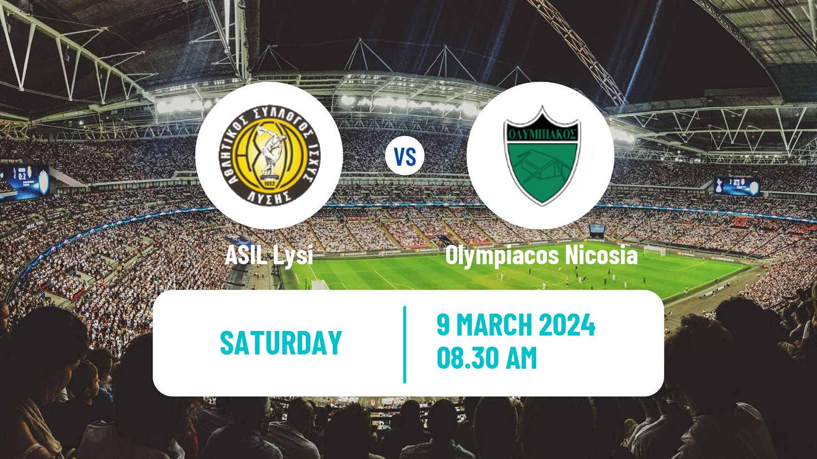 Soccer Cypriot Division 2 ASIL Lysi - Olympiacos Nicosia