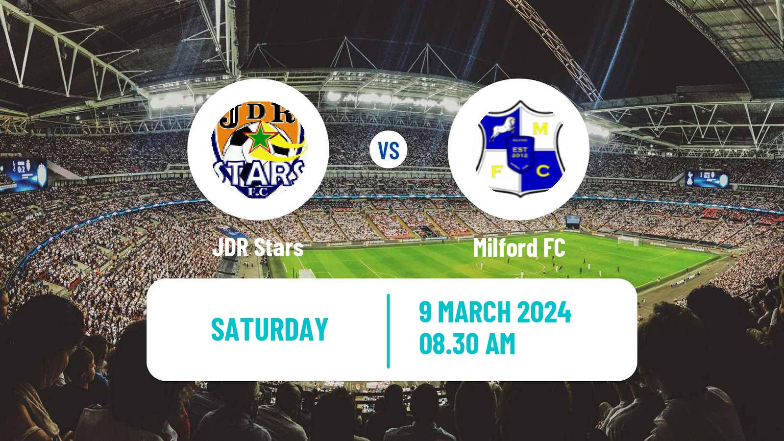 Soccer South African First Division JDR Stars - Milford