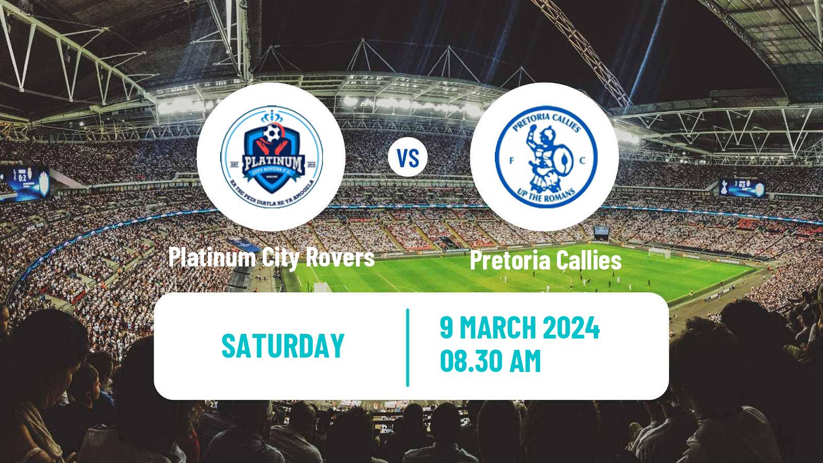 Soccer South African First Division Platinum City Rovers - Pretoria Callies