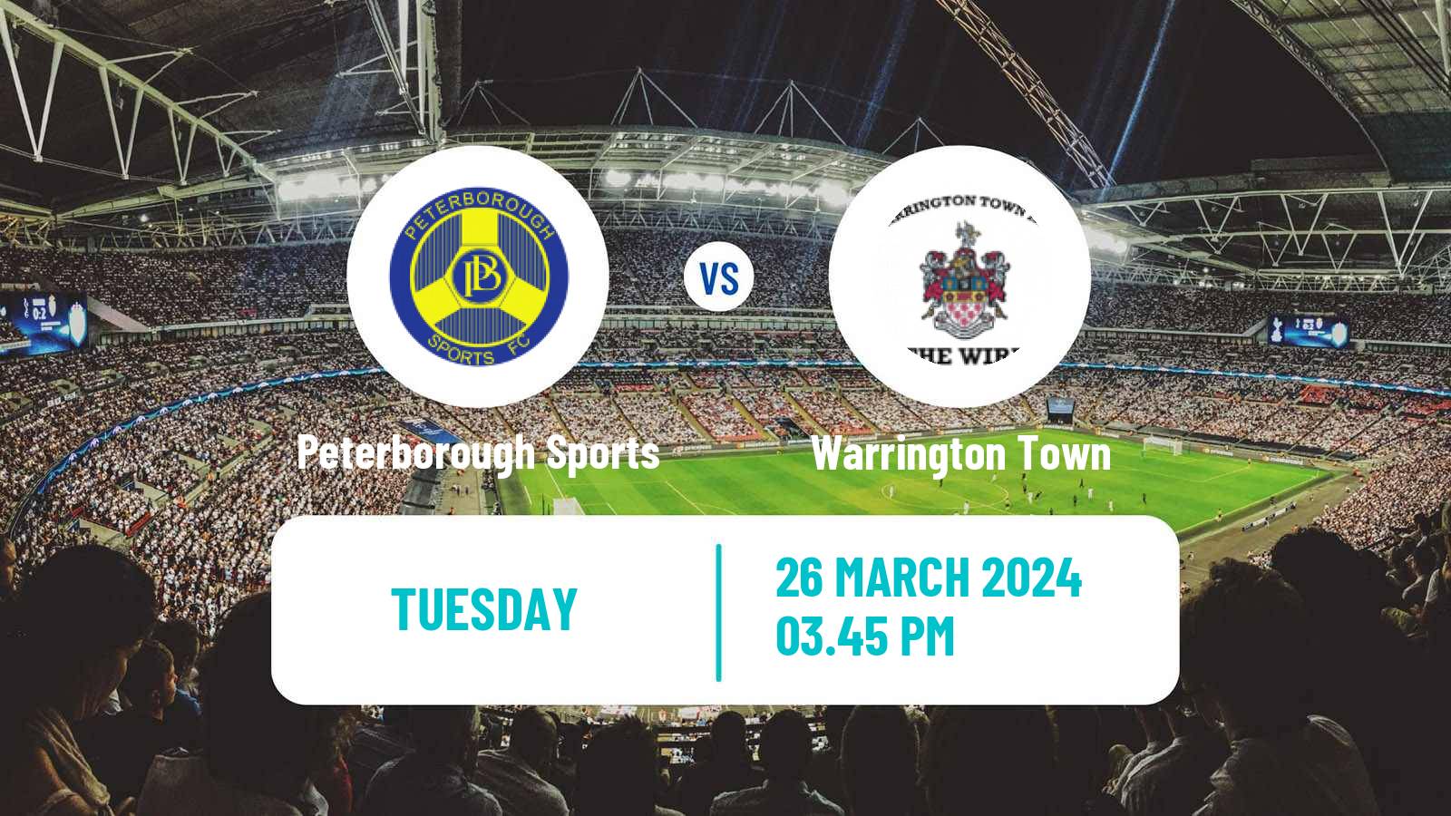 Soccer English National League North Peterborough Sports - Warrington Town