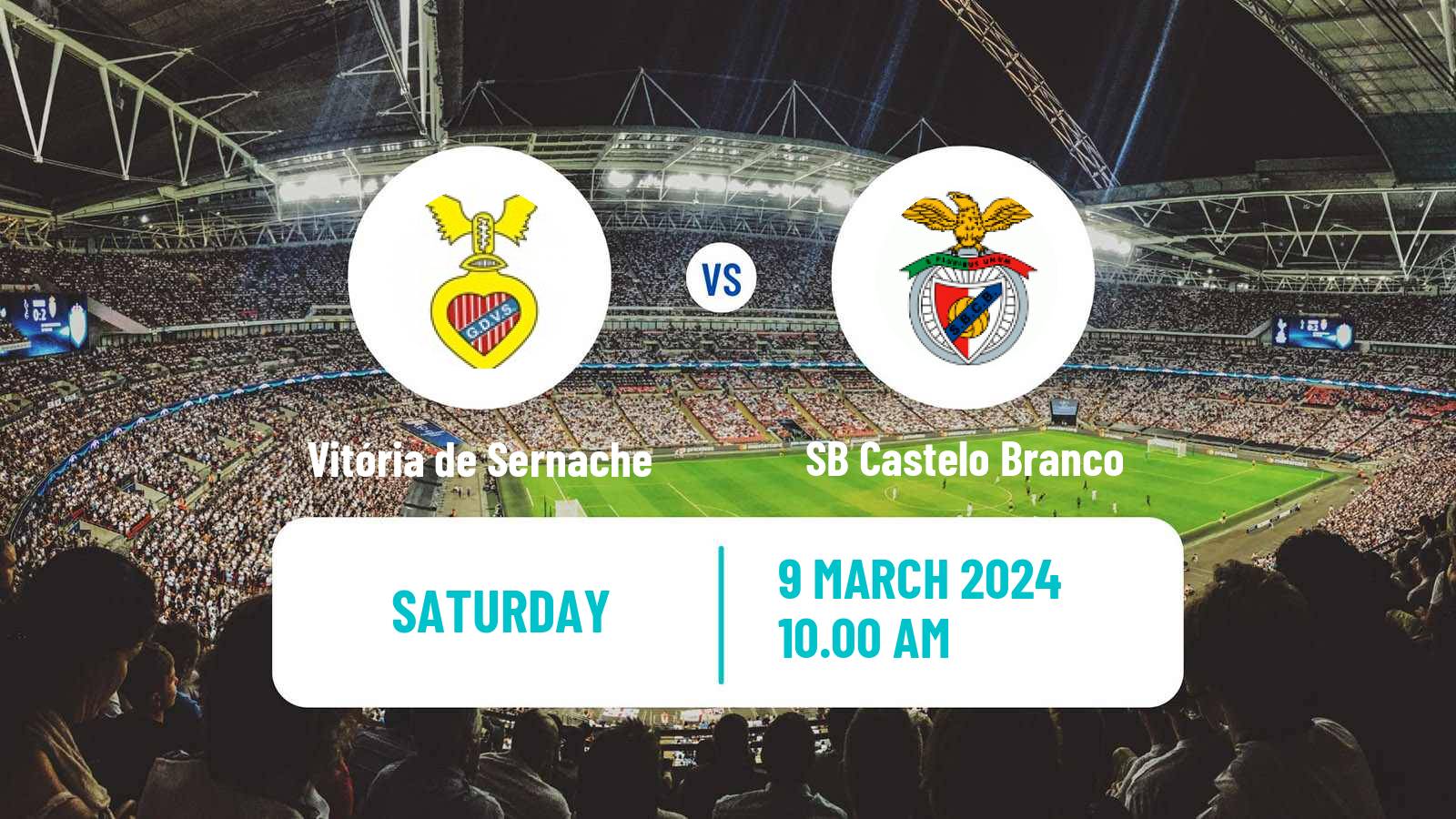 Soccer Campeonato de Portugal - Group C Vitória de Sernache - SB Castelo Branco