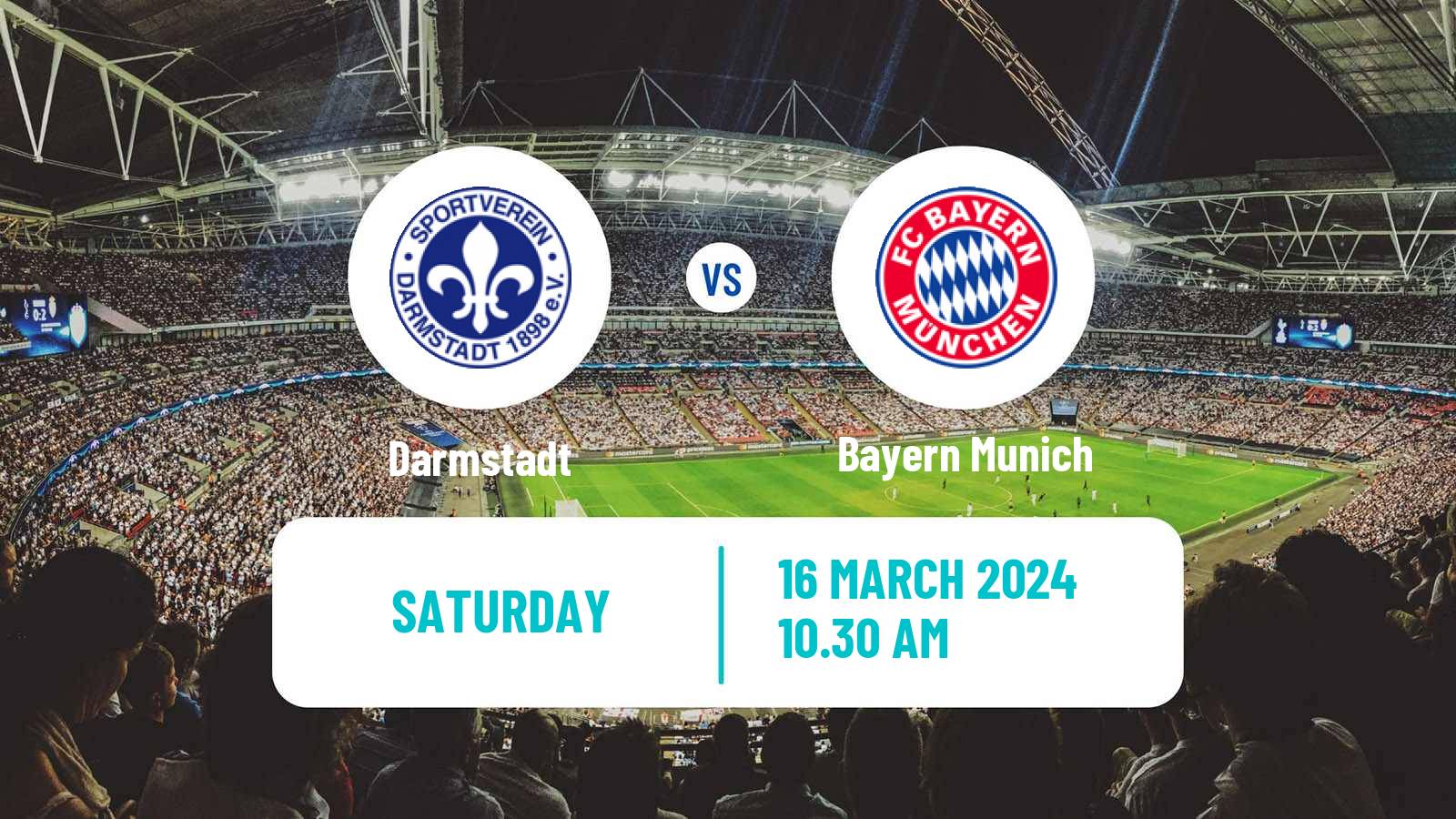 Soccer German Bundesliga Darmstadt - Bayern Munich