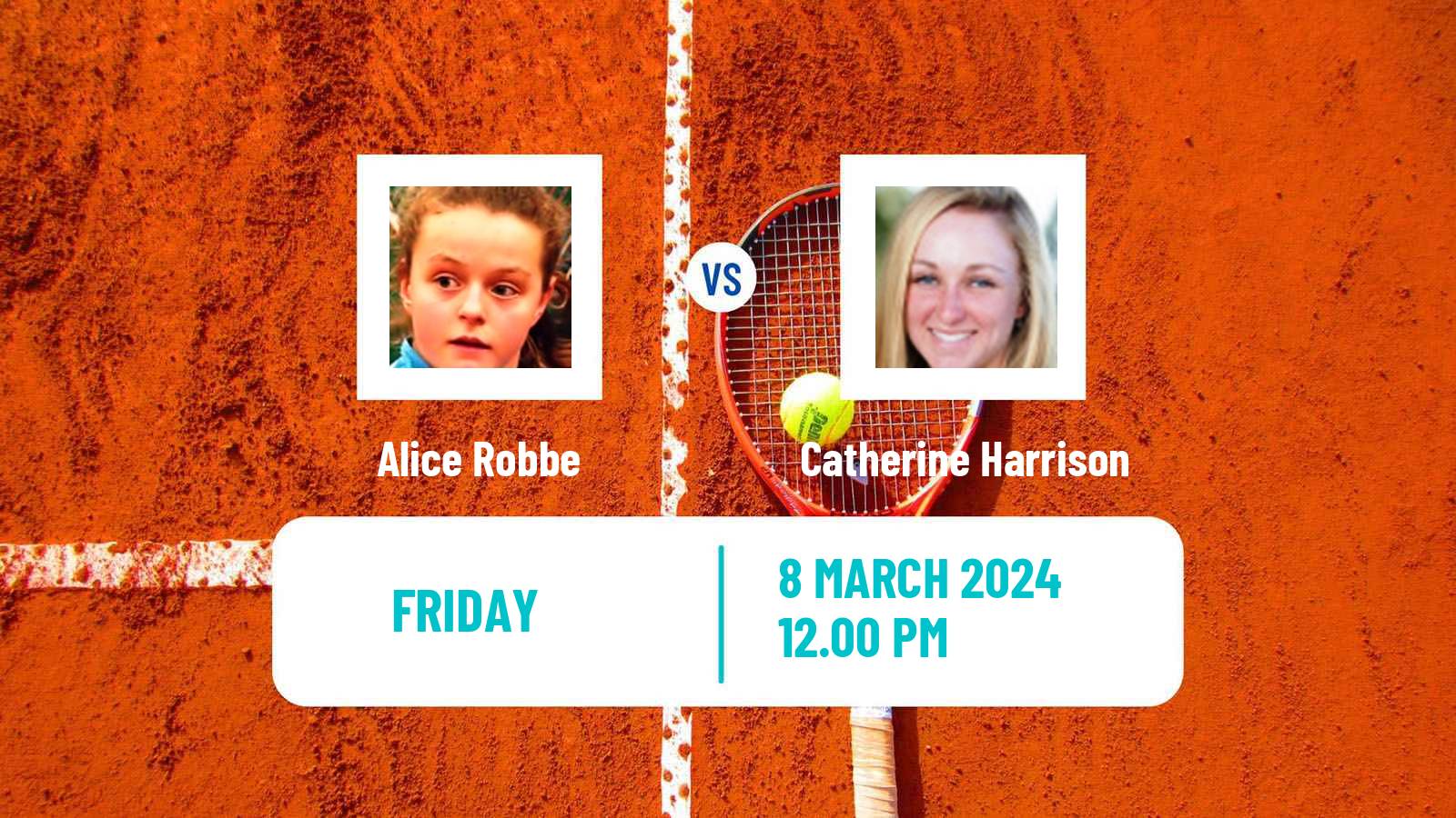 Tennis ITF W15 Brossard Women Alice Robbe - Catherine Harrison
