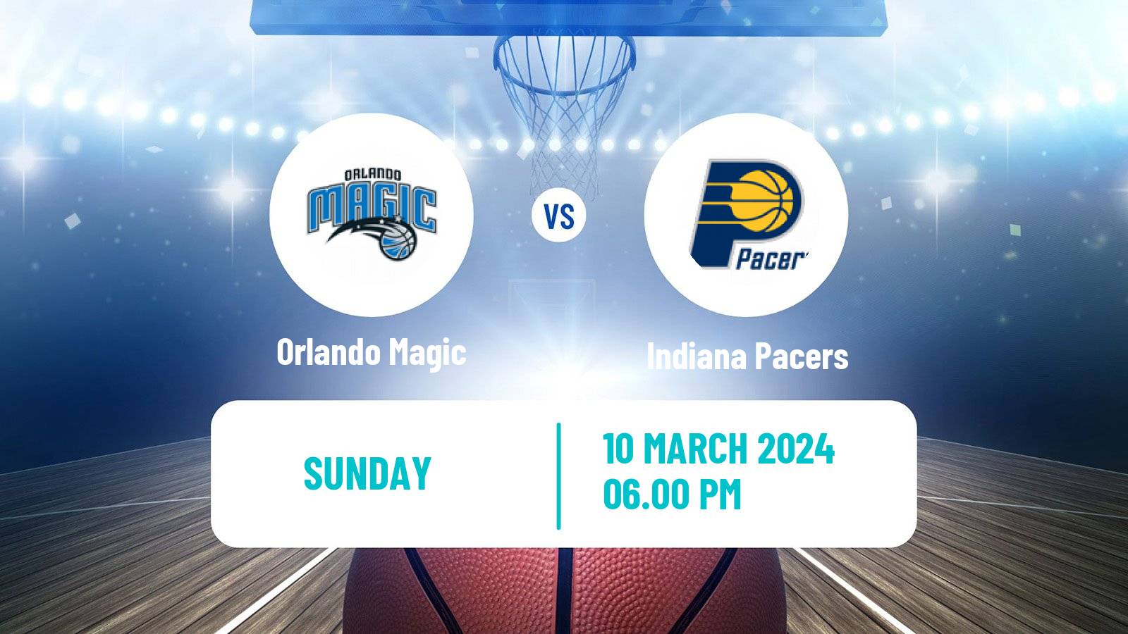 Basketball NBA Orlando Magic - Indiana Pacers