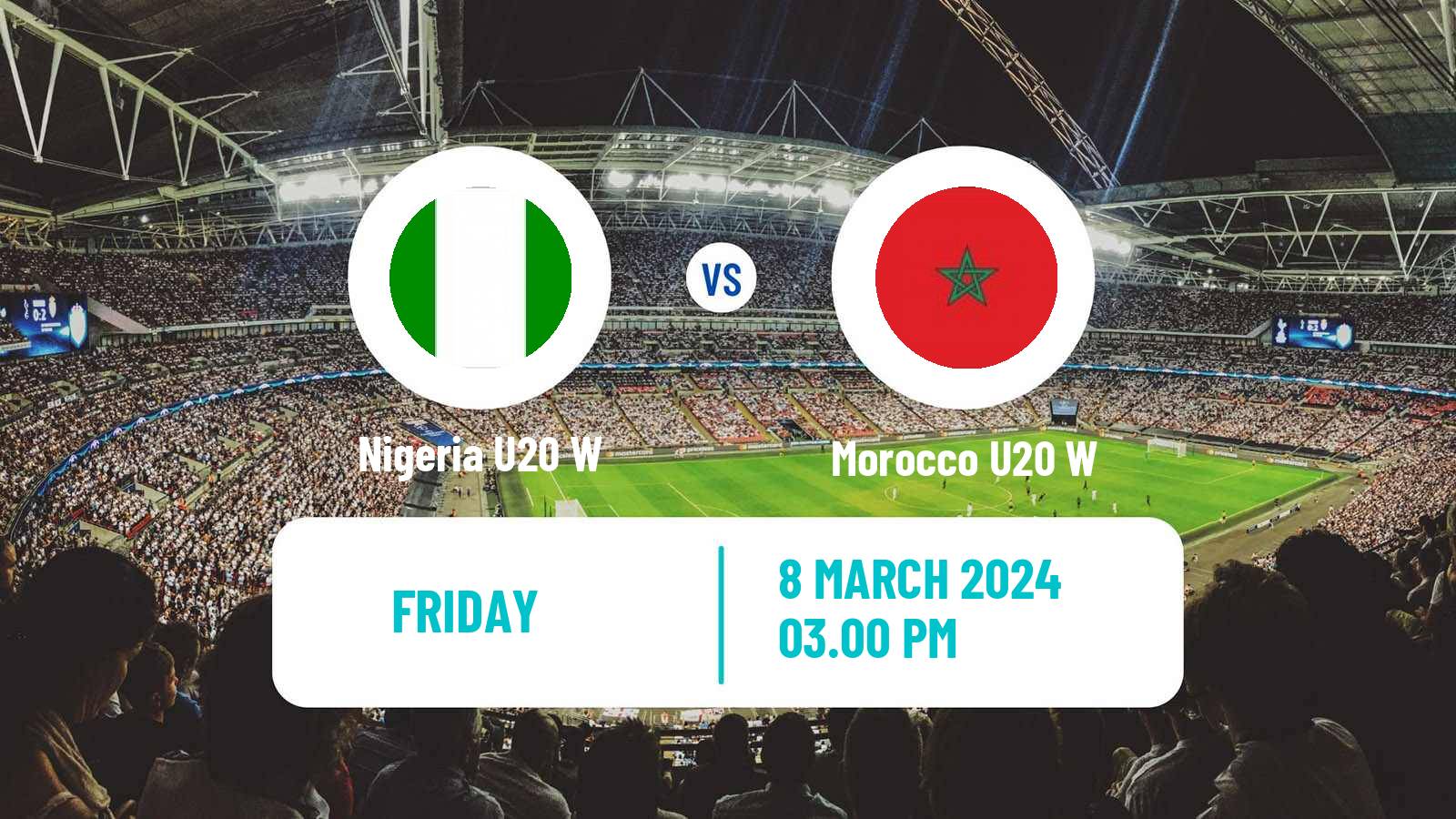 Soccer African Games Football Women Nigeria U20 W - Morocco U20 W