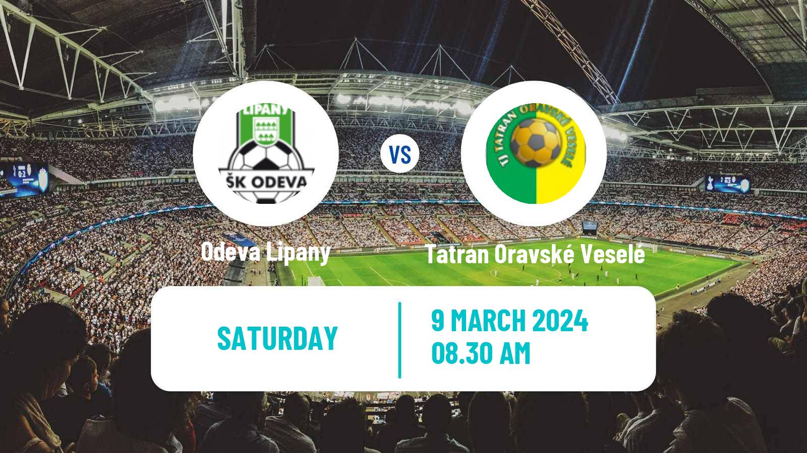 Soccer Slovak 3 Liga East Odeva Lipany - Tatran Oravské Veselé