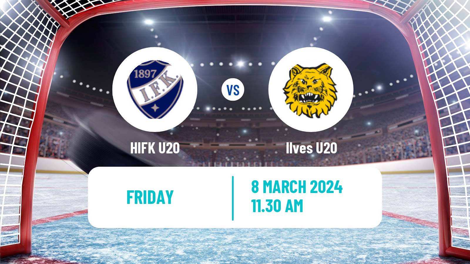 Hockey Finnish SM-sarja U20 HIFK U20 - Ilves U20