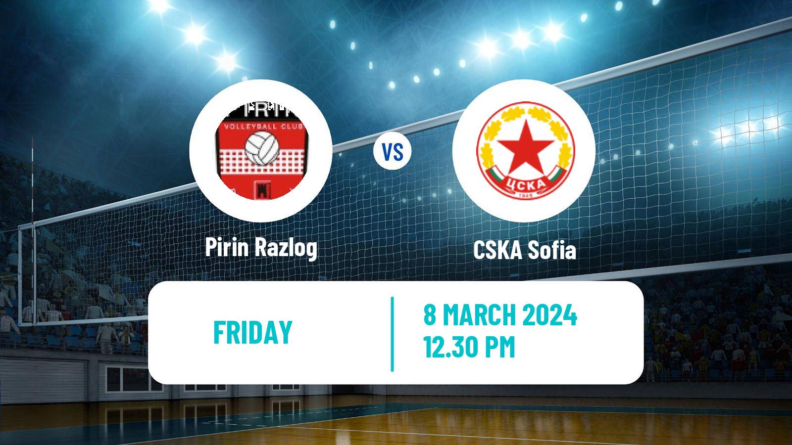 Volleyball Bulgarian SuperLiga Volleyball Pirin Razlog - CSKA Sofia