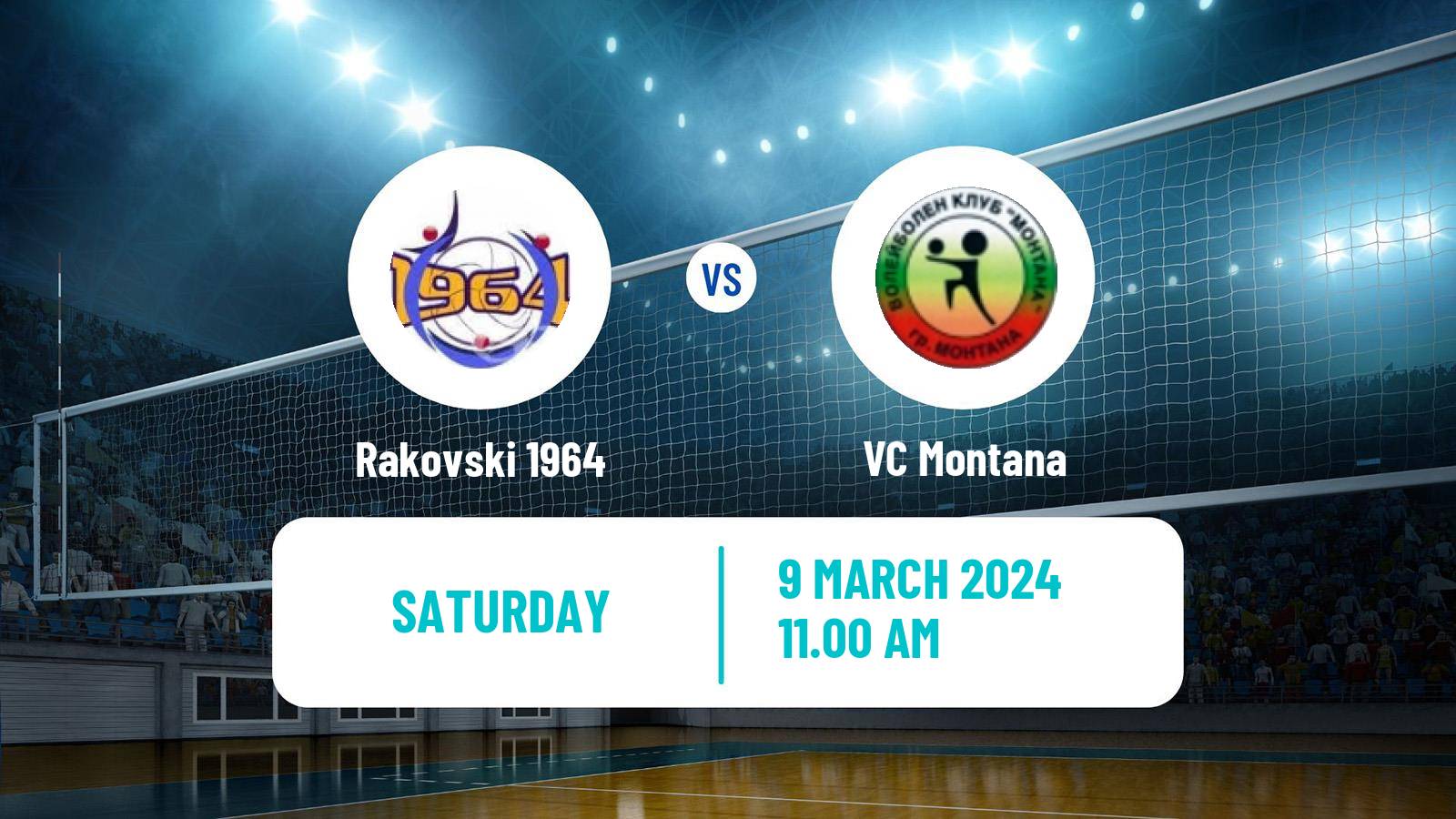 Volleyball Bulgarian SuperLiga Volleyball Rakovski 1964 - Montana