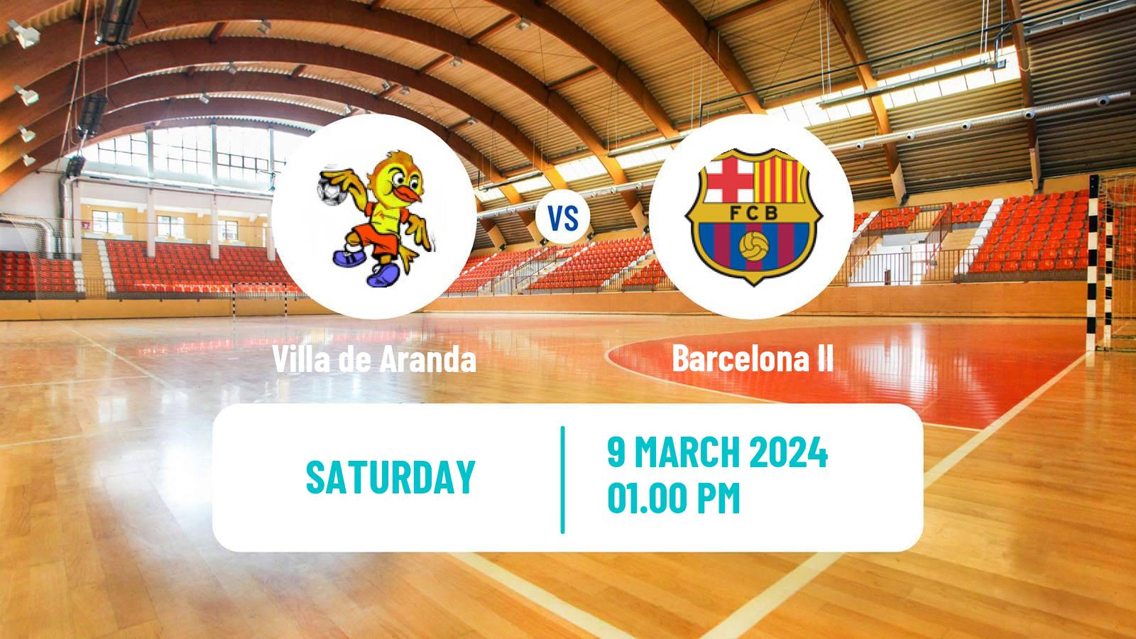 Handball Spanish Division de Honor Plata Handball Villa de Aranda - Barcelona II