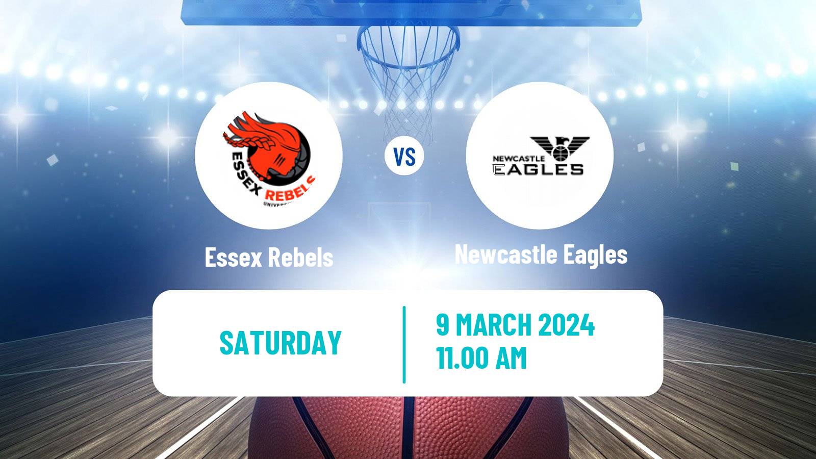 Basketball British WBBL Essex Rebels - Newcastle Eagles