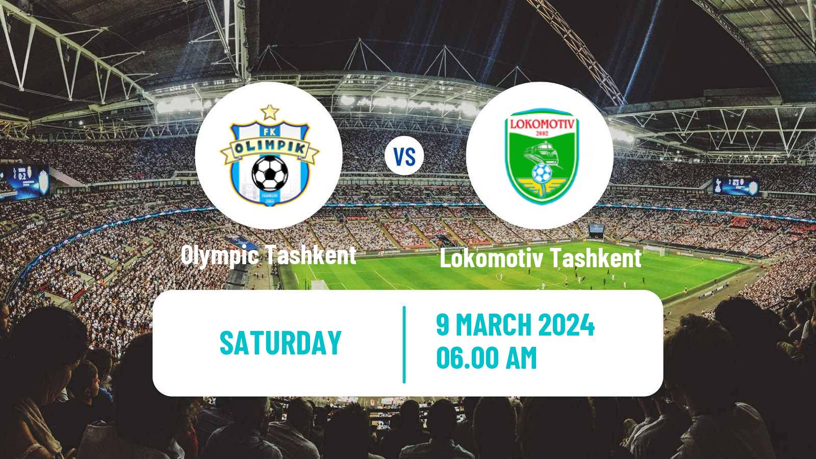 Soccer Uzbek League Olympic Tashkent - Lokomotiv Tashkent