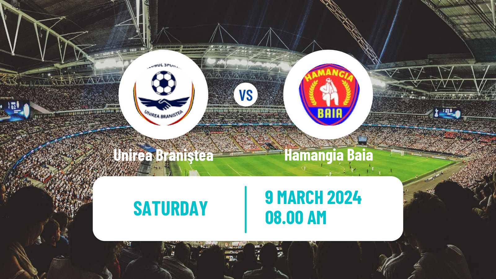 Soccer Romanian Liga 3 - Seria 2 Unirea Braniştea - Hamangia Baia