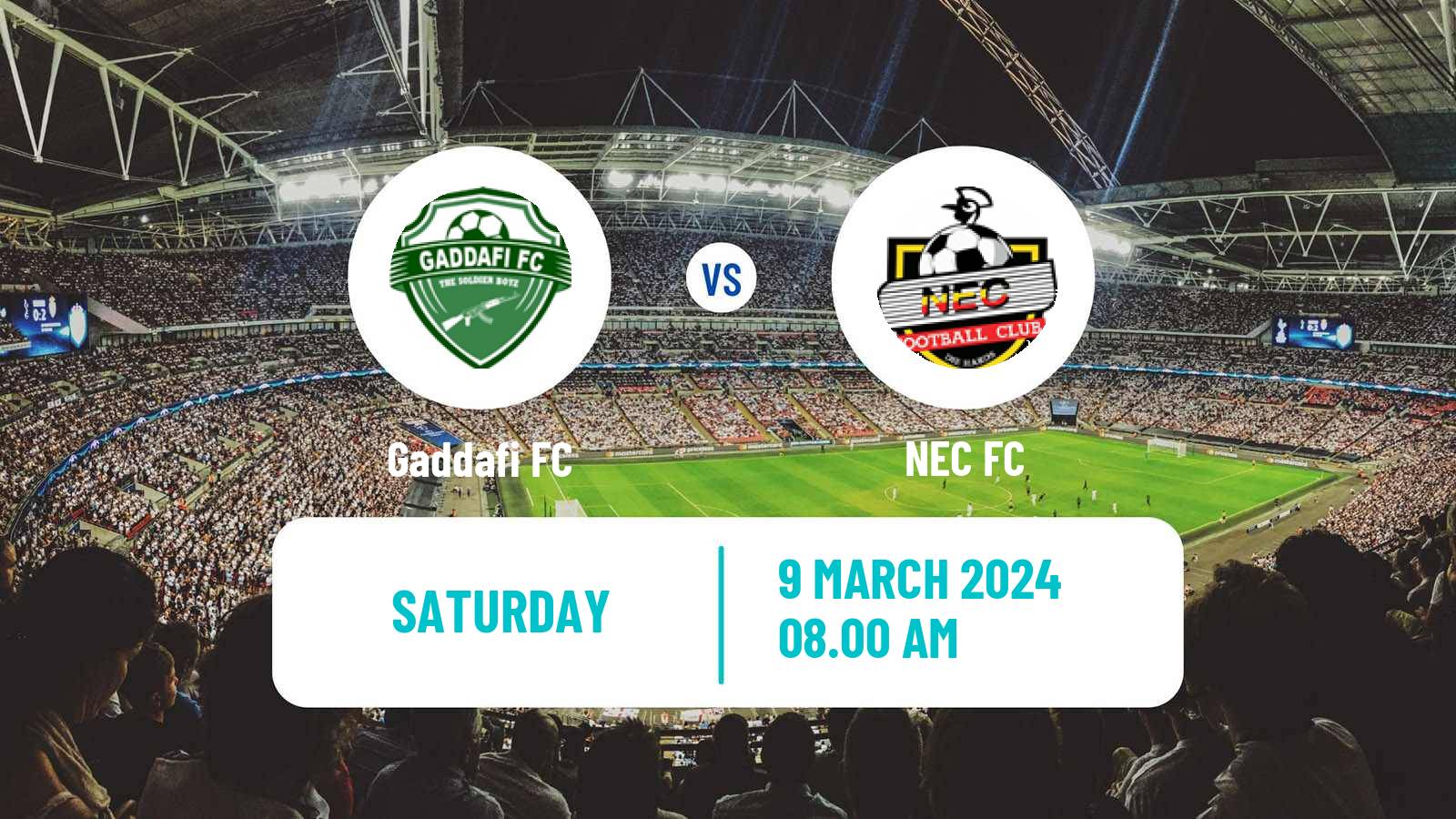 Soccer Ugandan Super League Gaddafi - NEC FC