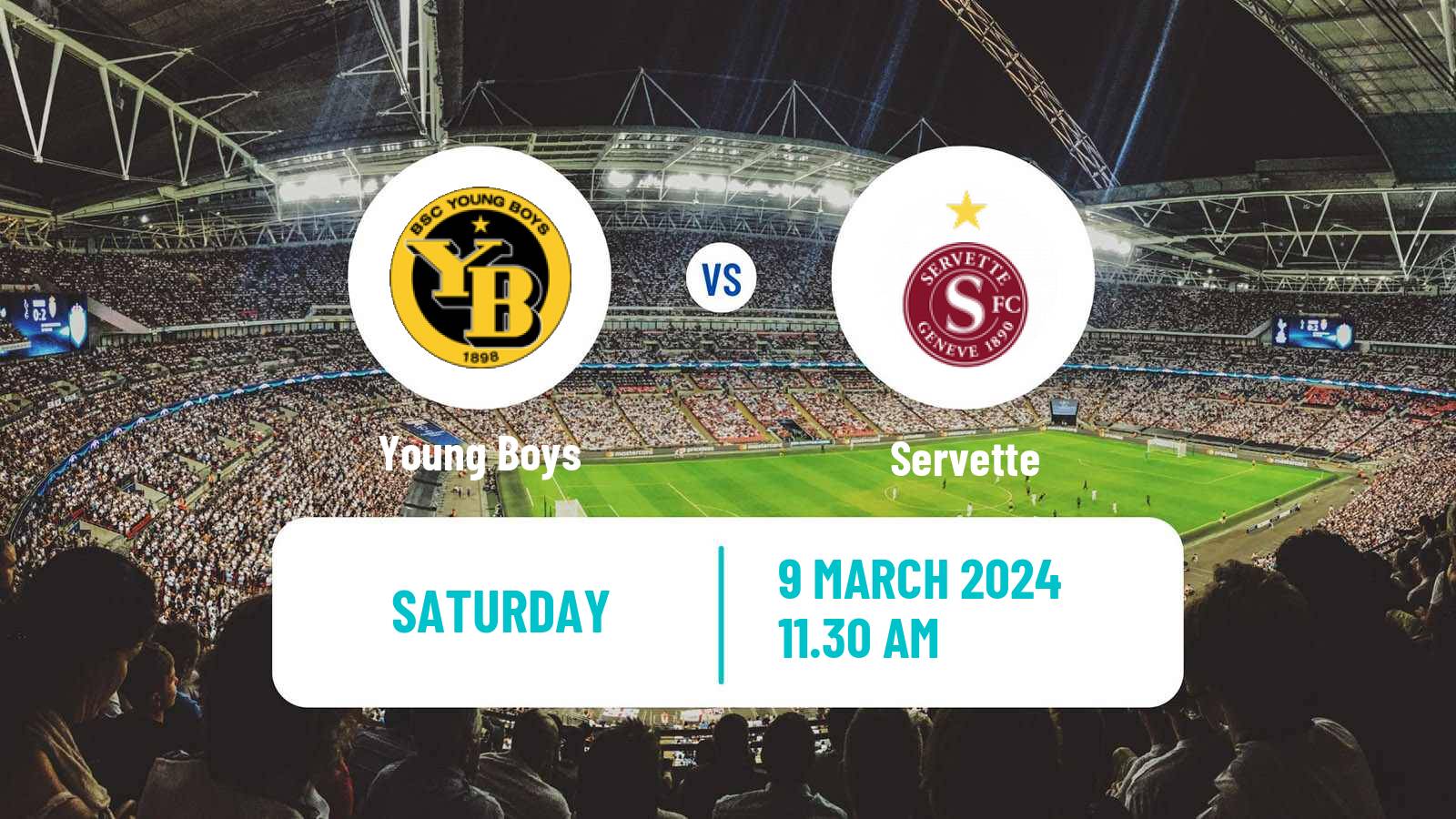 Soccer Swiss Super League Women Young Boys - Servette