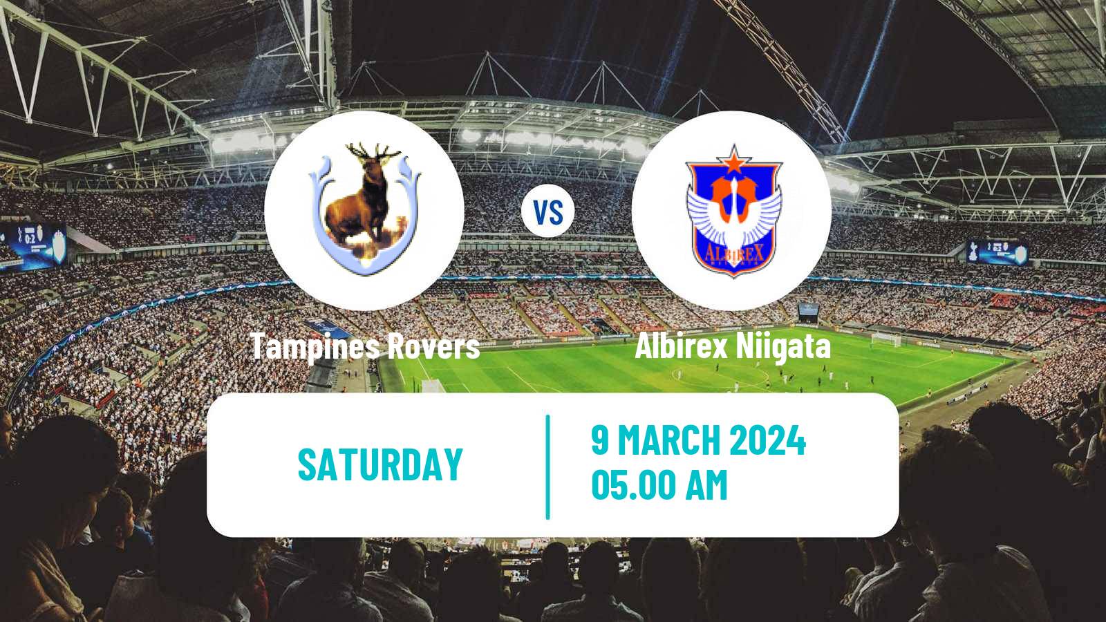 Soccer Club Friendly Tampines Rovers - Albirex Niigata