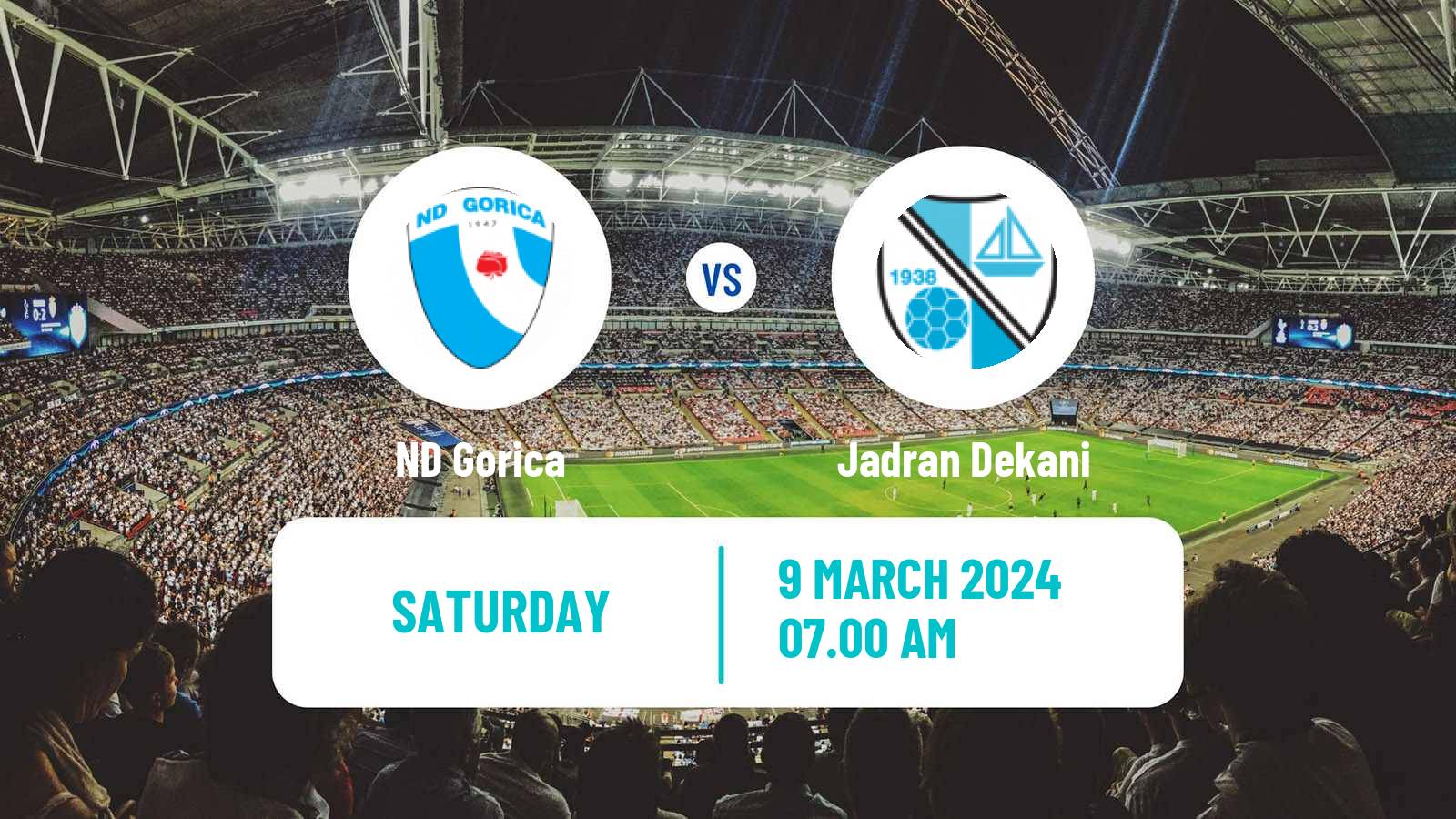 Soccer Slovenian 2 SNL Gorica - Jadran Dekani
