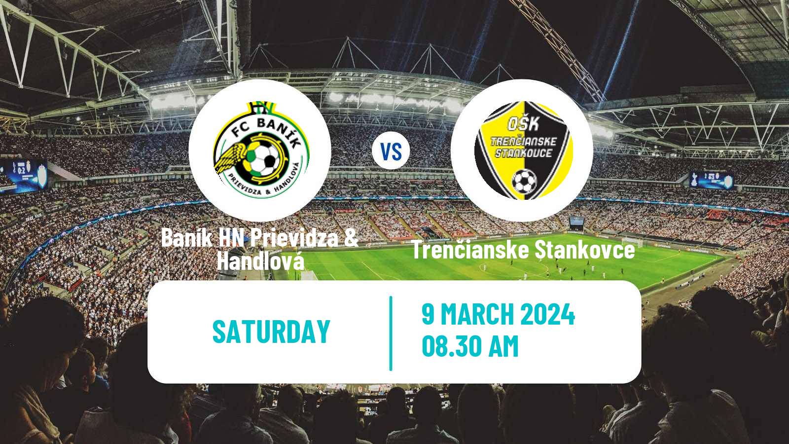 Soccer Slovak 4 Liga West Baník HN Prievidza & Handlová - Trenčianske Stankovce