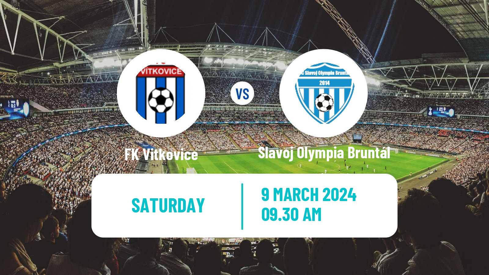 Soccer Czech Division F Vitkovice - Slavoj Olympia Bruntál