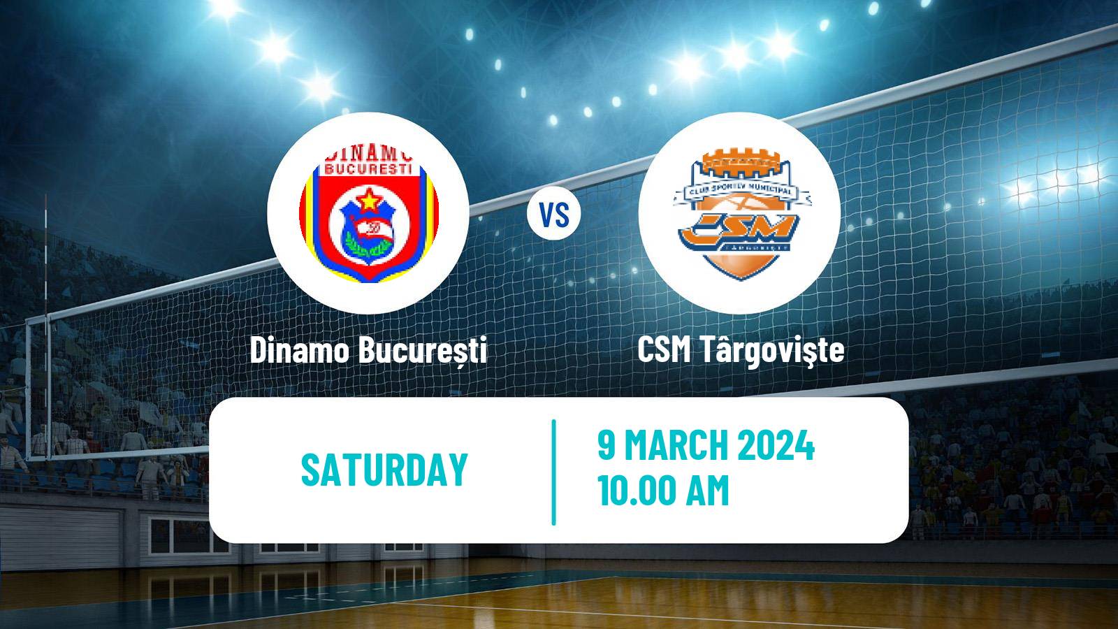 Volleyball Romanian Divizia A1 Volleyball Women Dinamo București - CSM Târgovişte