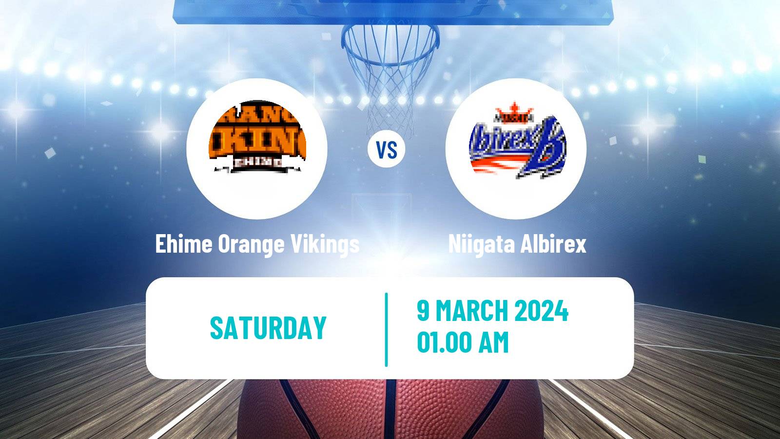 Basketball Japan B2 League Basketball Ehime Orange Vikings - Niigata Albirex