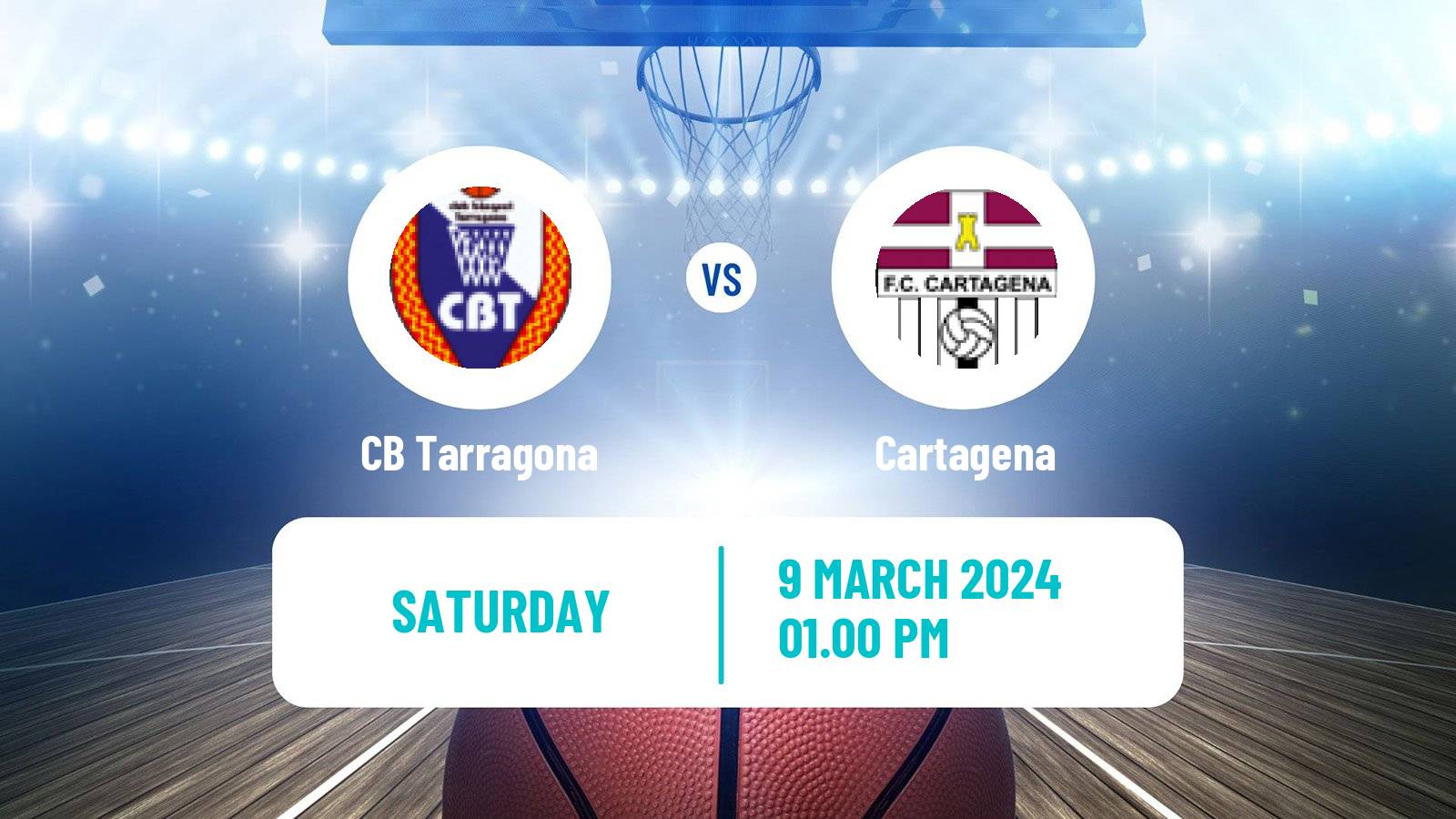 Basketball Spanish LEB Plata Tarragona - Cartagena