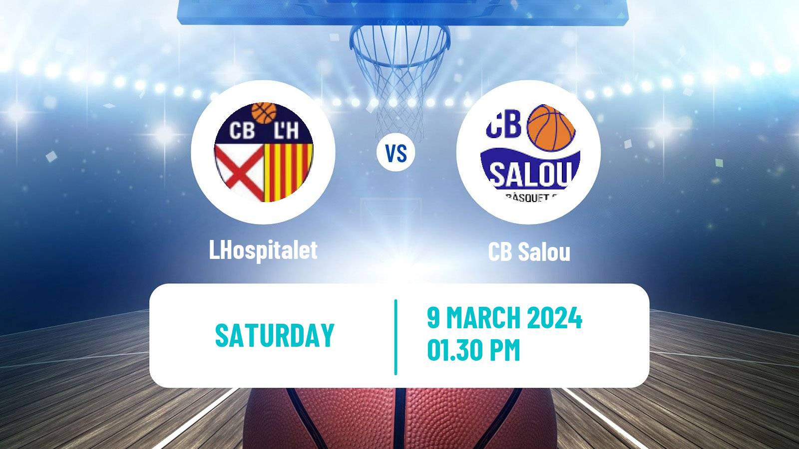Basketball Spanish LEB Plata LHospitalet - Salou