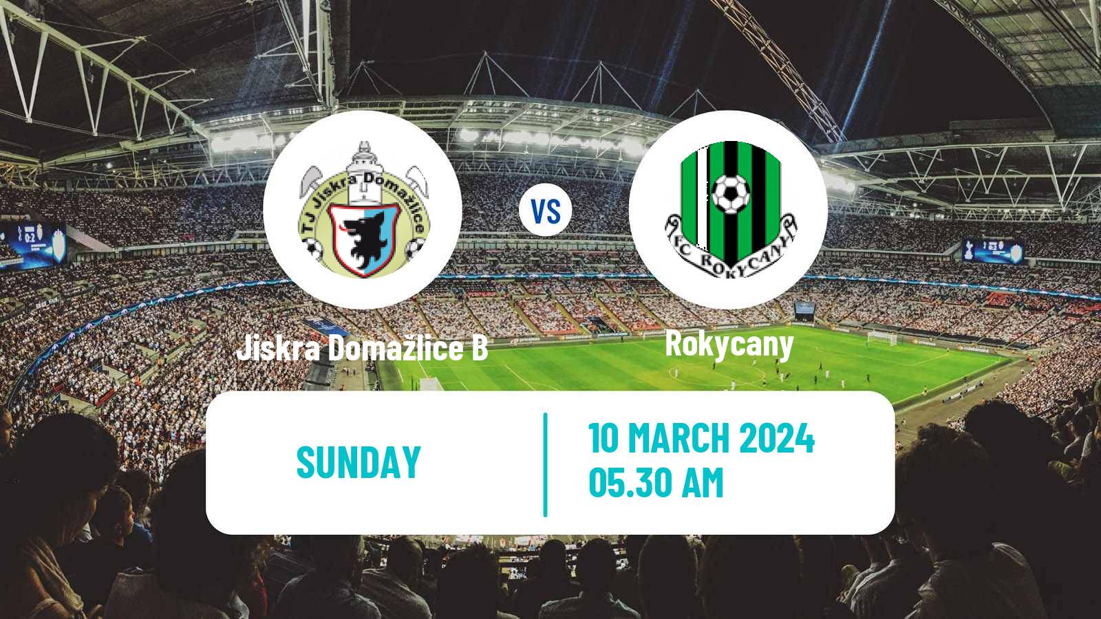Soccer Czech Division A Jiskra Domažlice B - Rokycany