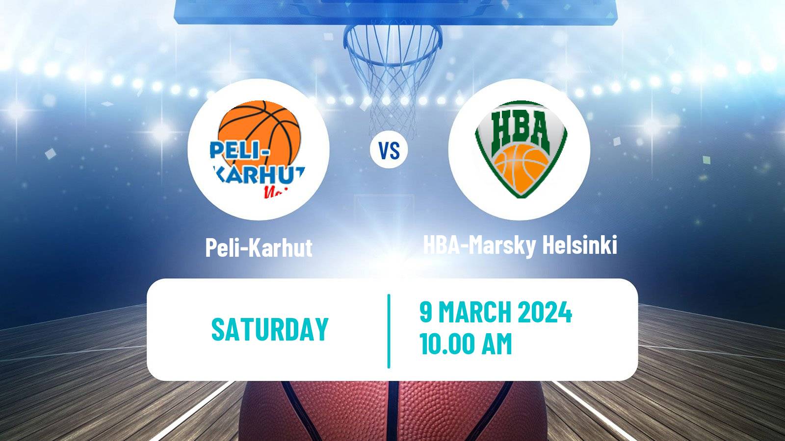 Basketball Finnish Korisliiga Women Peli-Karhut - HBA-Marsky Helsinki